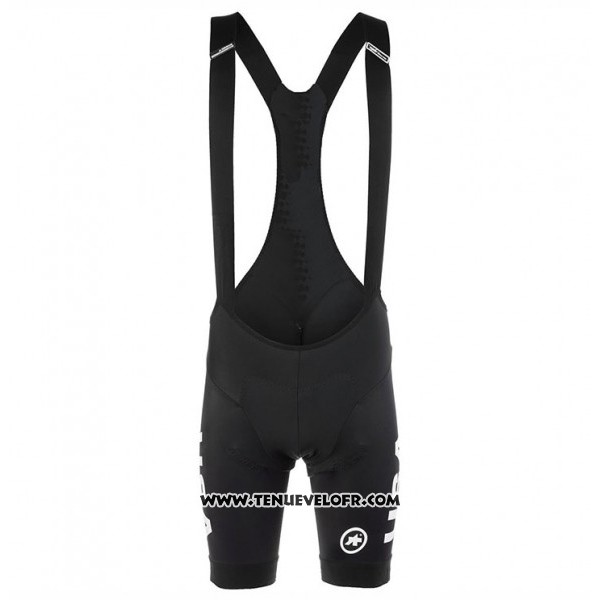 2017 Maillot Ciclismo Assos Champion Etats Unis Bleu Manches Courtes et Cuissard